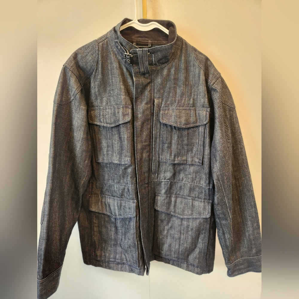 GAP Men's Blue Military Field Jacket